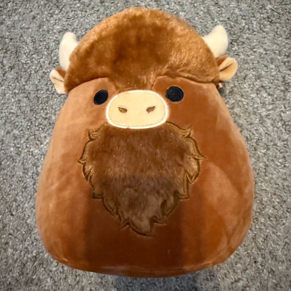 Squishmallows Brown Buffalo Stuffed Animal
